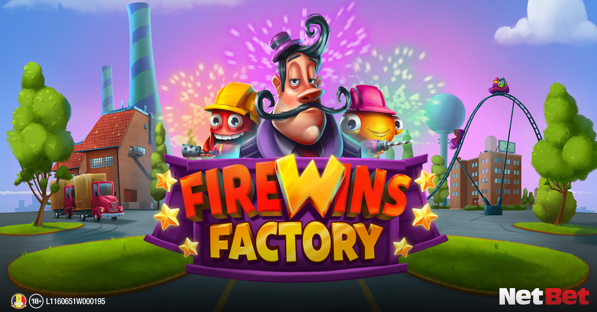 Fabrica de premii explozive de la Relax Gaming: Firewins Factory 